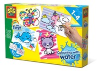 Ses Creative 14454 Malen Mit Wasser Bunte Tiere My First, Verschiede (Us Import)
