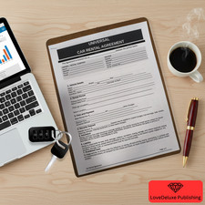 Car Rental Agreement – Easy 2 Page Paper Agreement