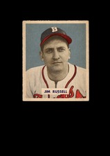 1949 Bowman Set-Break #235 Jim Russell EX-EXMINT *GMCARDS*
