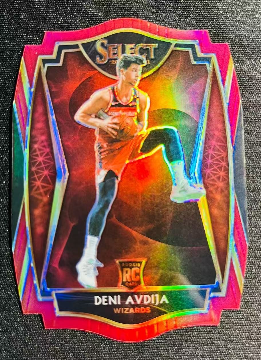 2020-21 Panini Select Premier Level Deni Avdija Red Rookie #055/175 No.180 *Mog
