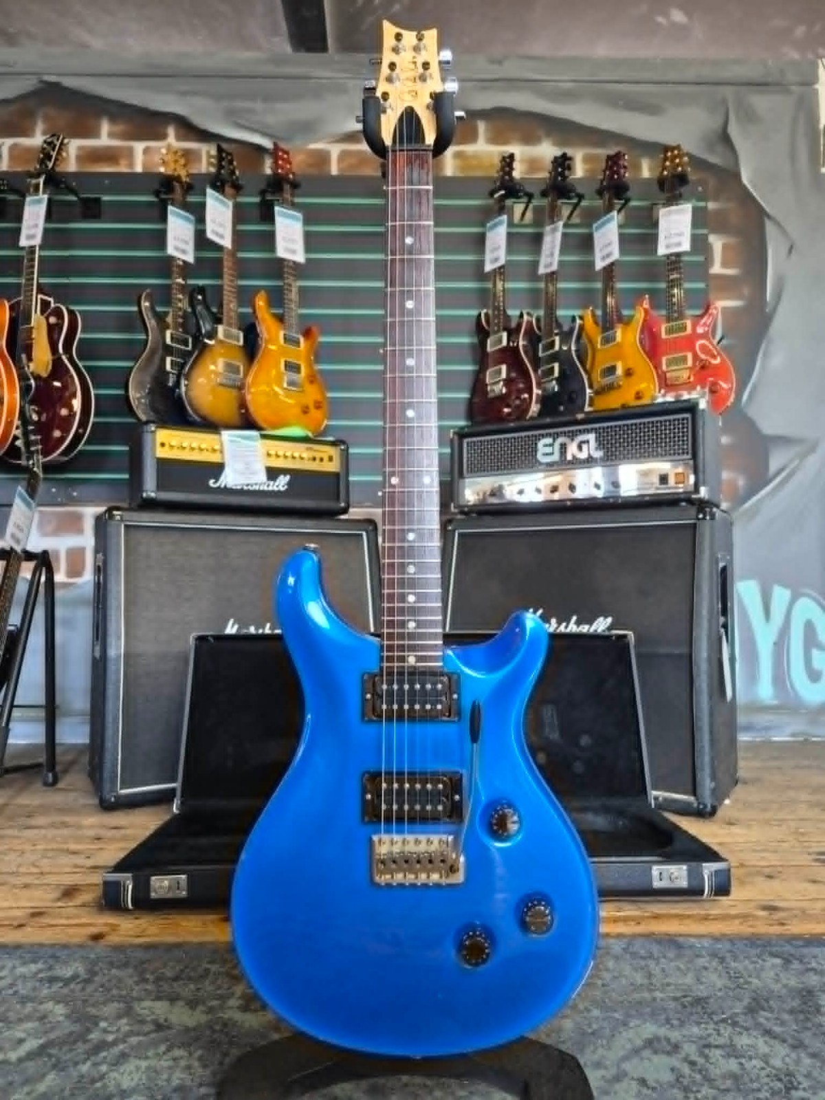 PRS CE 24 Chrome Blue 2006 Electric Guitar