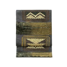 Authentic Fukuro Obi formal sash  Watabun Reversible 260-007-508-9184