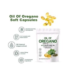 Ingredients Oil of Oregano 180 Softgels Formulated with Black Seed Oil Strength