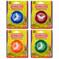 Duncan Butterfly Yo-Yos Bundle of 4 Classic Beginner YoYo Toy Set New