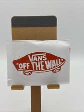 Vans Logo Die Cut Laminated Vinyl Sticker/Decal 2 x 3 Inches