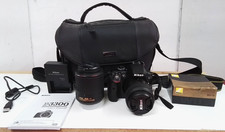 Nikon D3300 24.2MP Digital SLR Camera Kit w/ 18-55mm VR II Lens 55-200mm Lens