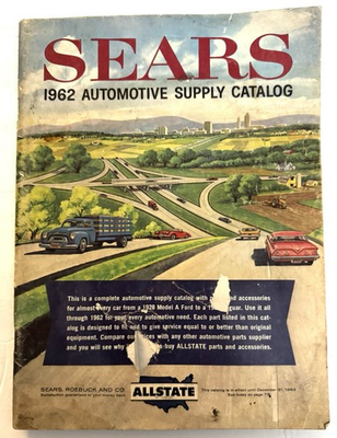 #ad Vintage 1962 Sears Automotive Supply Catalog Sears Roebuck And Co. $37.95