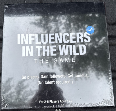 Influencers in the Wild Game The Game Brand New Sealed Board Game Social Media