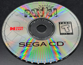 Panic Sega CD CIB Complete W/ Manual & Registration Card Authentic Data East