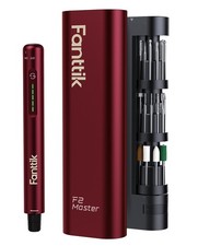 Fanttik F2 Master Mini Cordless Rotary Tool Kit, NeoPulse Motor, 5 Speed, Red