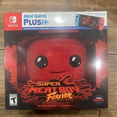 NEW | RARE Super Meat Boy Forever New Game Plush (Game Not Included) SEALED