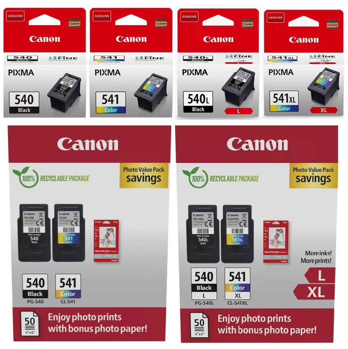 Canon Canon CL-541XL Printer Ink Cartridges for sale | eBay UK