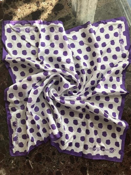 Women Jacob Cohen Scarf Purple Silk One size