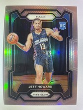 2023-24 Panini Prizm Silver Jett Howard Rookie Card #132. rookie card picture