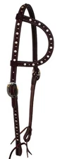 Horse Saddle Tack Bridle Western Leather Headstall  78RT11HA