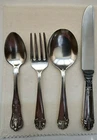AMCRAFT STERLING SILVER BABY SET of 3  and GORHAM CHILD SILVER PLATE SPOON