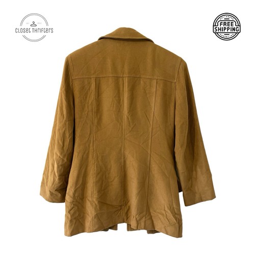 Chaqueta Blazer Max Dine Vintage Marrón Abotonada - Imagen 3 de 6