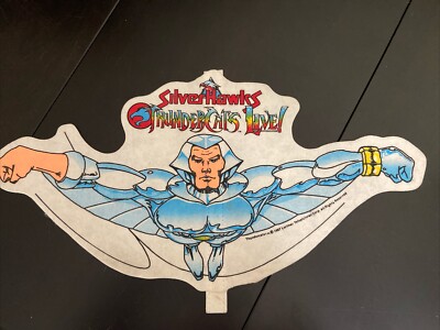 Vintage Thundercats live Flag Silverhawks Pennant 1987 Lorimar Telepictures