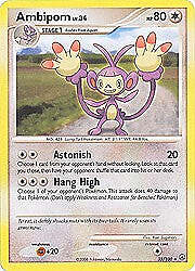 Pokemon Diamond and Pearl Majestic Dawn- Ambipom (Uncommon) Card 35/100