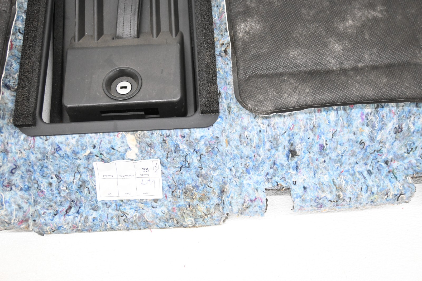 ⭐ 06-12 Bentley Continental Fs Rear Trunk Back Seat Cover Panel Mat Black Oem