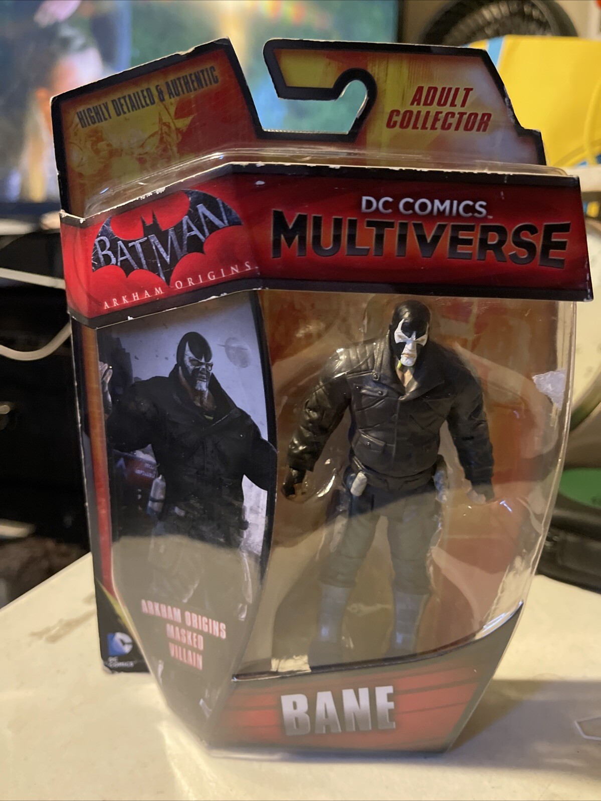 DC Comics Multiverse Action Figs Batman Arkham Origins BANE 3.75 Mattel 2014 NEW