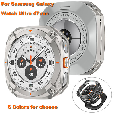 For Samsung Galaxy Watch Ultra Hard Case Protector Bumper Full Cover 47mm Rugged