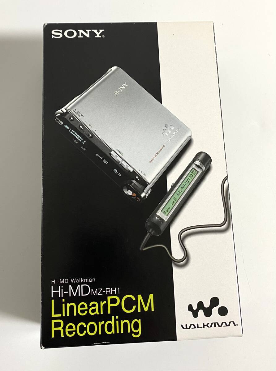 SONY MZ-RH1 MiniDisc Walkman HI-MD Recorder Player Silver SONY MZ-RH1 MiniDisc Walkman HI-MD Recorder Player Silver