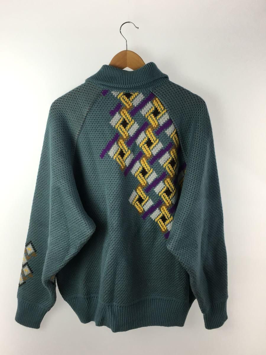 kolor knit sweater (thick 3 wool Blue 23wcm-n08304 Used | eBay