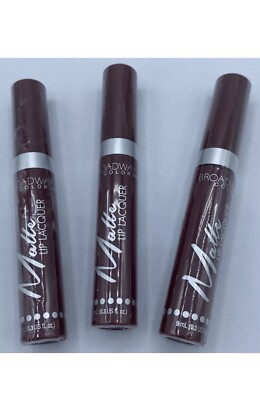 Broadway Colors Matte Lip Lacquer #09 Juliet  Sealed New  (LOT OF 3)