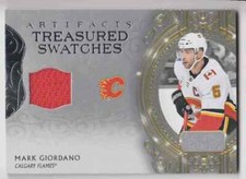 2020-21 Upper Deck Artifacts Treasured Swatches Mark Giordano Jersey #TSMG