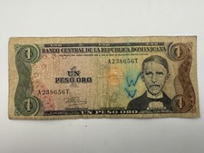 1978-82 Dominican Republic 1 Peso Oro P116 Banknote SPC655