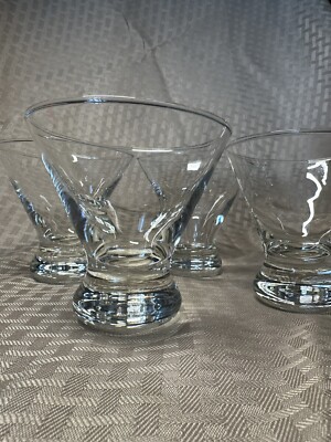 Libbey Cosmopolitan Martini Glasses 8oz - Set of 4 Gently Used Condition w/ Box