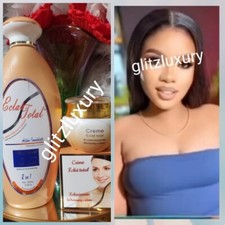 2pcs. Eclat total lightening  moisturizing body lotion  whitening face cream  