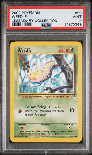 Weedle graded PSA 9 for sale on eBay