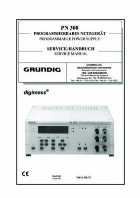 Digimess Grundig service manual, circuit diagram schematics  all models by email
