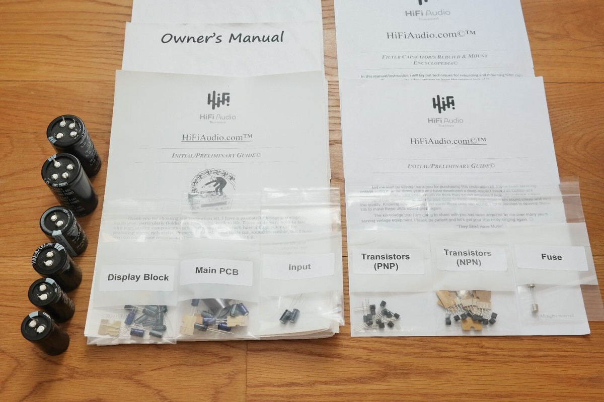 Carver TFM-35 & 35X amplifier rebuild restoration recap upgrade