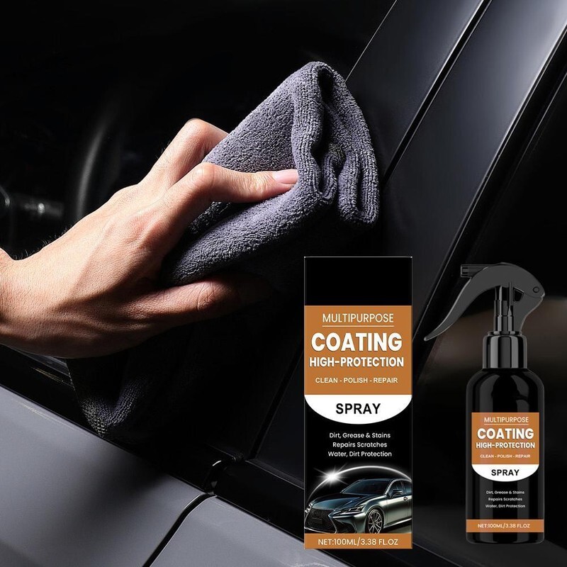 Turbo Shine Nexa 3-in-1 Auto Beschichtungsspray - Schnellwachs Mit Keramik-Schutz