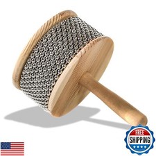 Trademark Innovations 5.1 Inch Wooden Cabasa Instrument Latin Percussion Inst