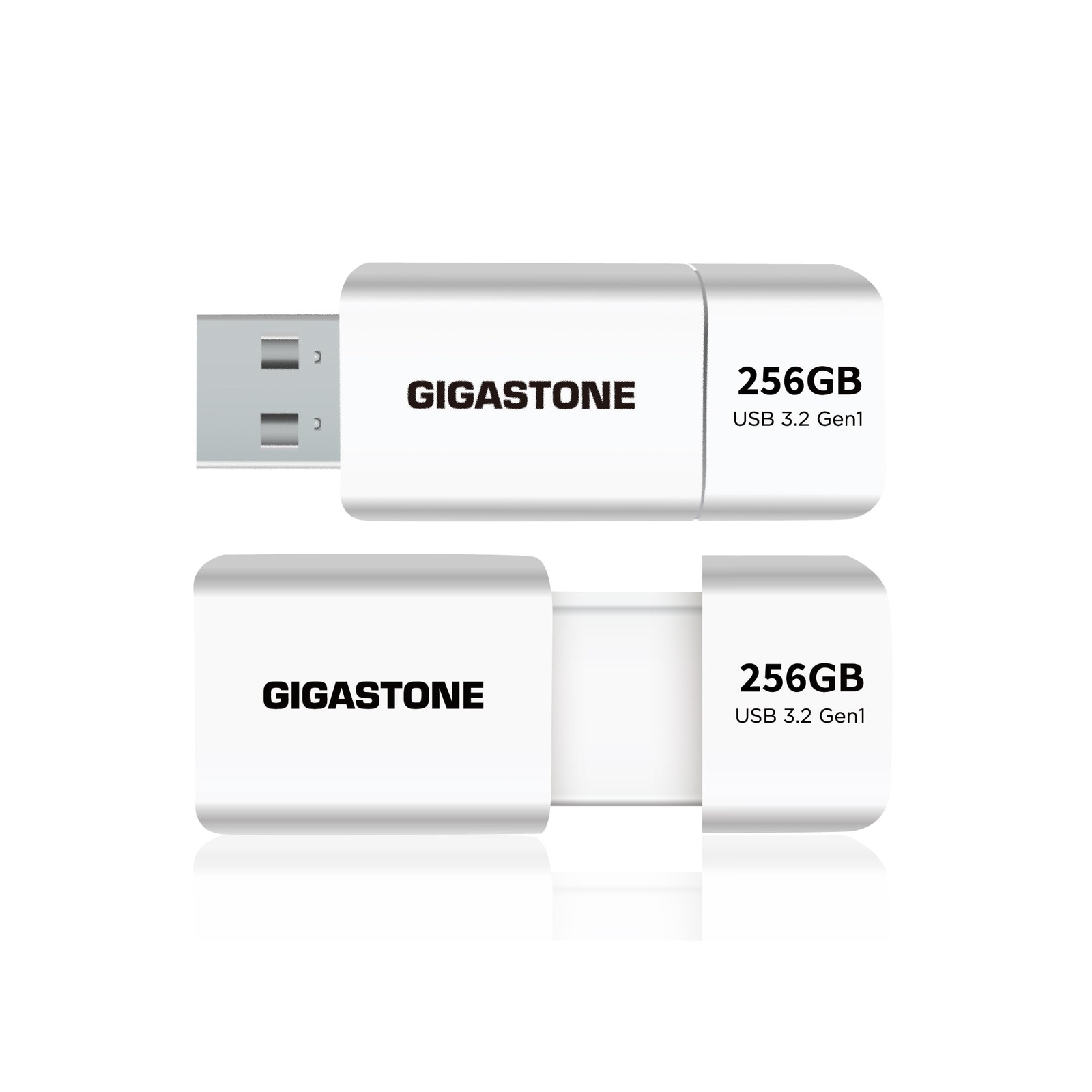 GIGASTONE Z60 256GB 2-Pack USB 3.2 Gen1 Flash Drive, R/W 120/80 MB/s Ultra Hi...
