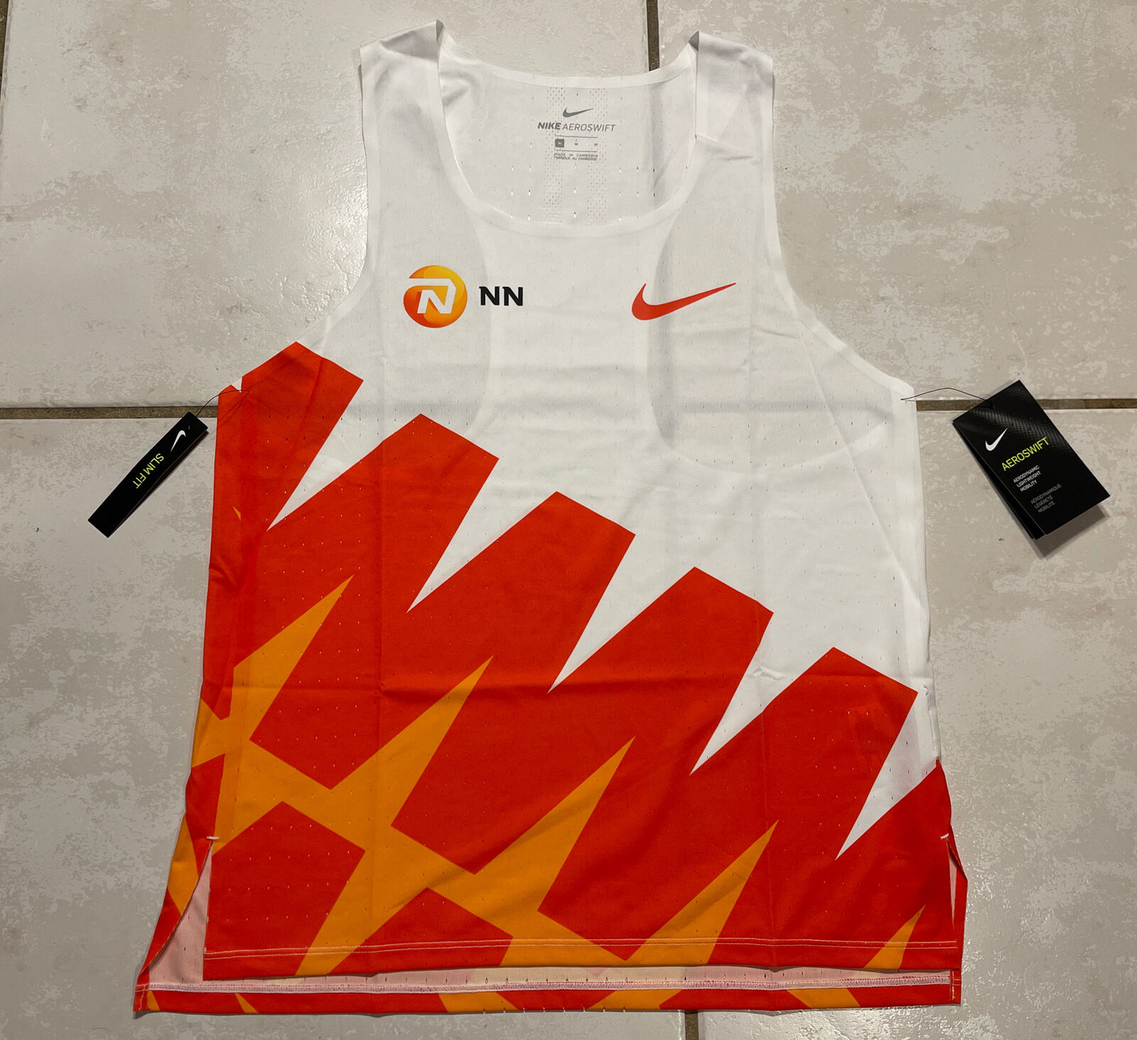 RARE Nike Pro Elite Aeroswift NN Team Kipchoge Running Singlet