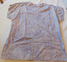 Unbranded Scrubs Women's Floral Size See Measurements Short Sleeves Top  