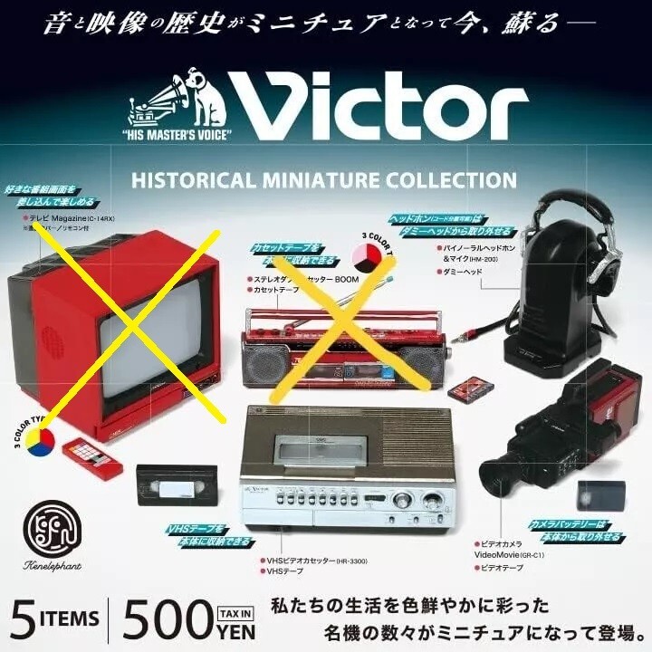 Victor Historical Miniature Collection, a set of nine items | Toy
