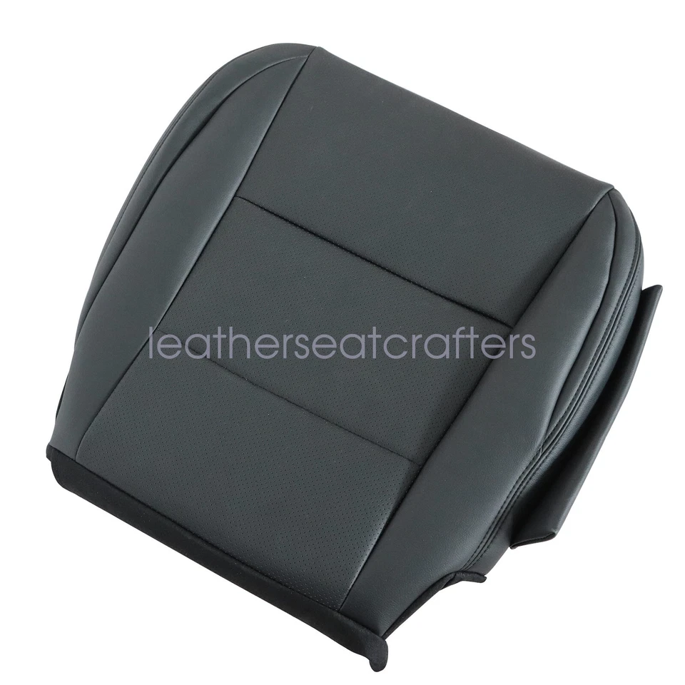 Cubierta de asiento de cuero perforado inferior negra para Lexus GS300 GS350 2013-20 Foto 3 de 4