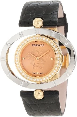 Orologio Versace Donna 91Q89FD997 S009 Eon Oro IP Acciaio Lunetta DIAMANTE Rotante