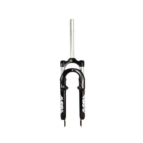 Fourche VTT 26'' Aheadset noire en alu avec débattement 60mm pour freins V-Brake