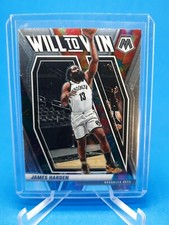 2020-21 NBA Panini Mosaic Basketball #8 James Harden Will to Win Insert Nets
