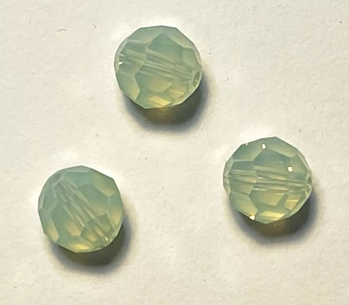 8mm 5000 CHRYSOLITE OPAL Swarovski ROUND faceted beads FP or