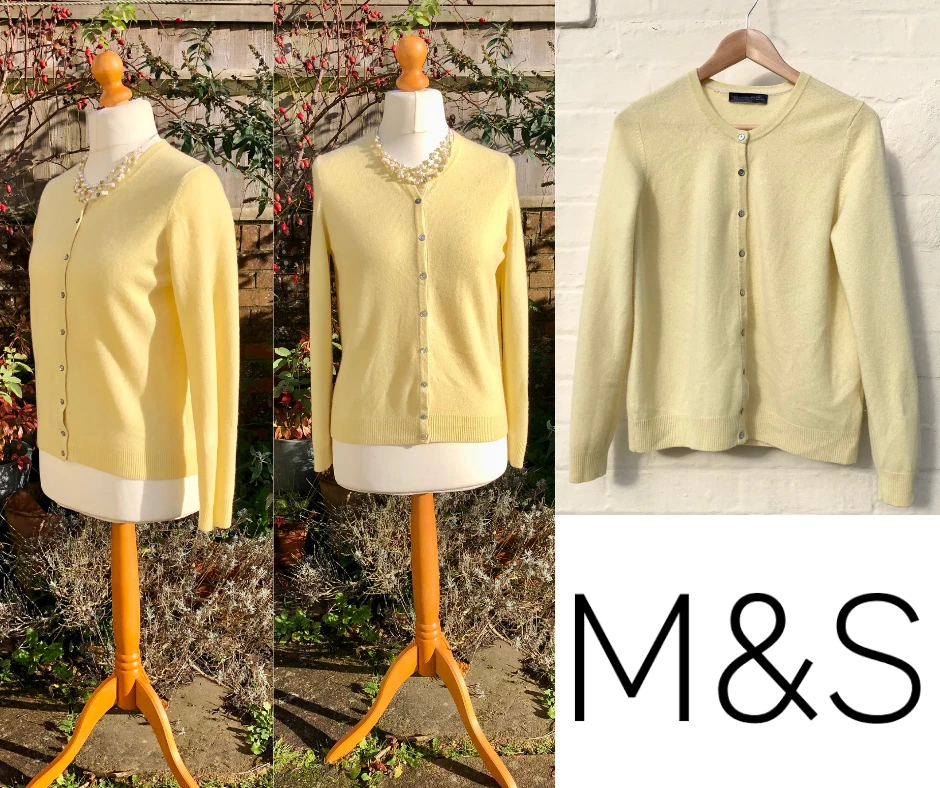 M and deals s cashmere cardigan