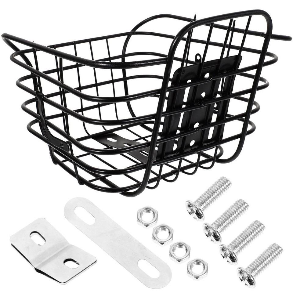 Metal Bike Basket Retro Bike Basket Black Bike Baskets Rustic Bike