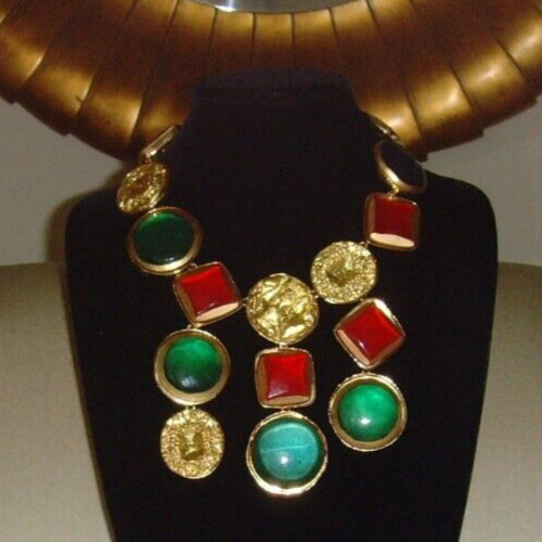 Kenneth J Lane (KJL) Statement Bib Necklace - image 5